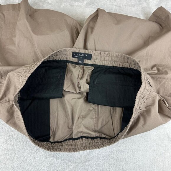 AllSaints Canta Cotton Shorts Men's Size 38 Brown - Picture 3 of 10